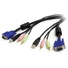 StarTech 4-in-1 USB VGA KVM Cable w/ Audio (4.5m)