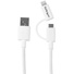 StarTech Lightning & Micro-USaB to USB Charge & Sync Cable (0.9m, White)