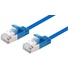 DYNAMIX Cat6A S/FTP Slimline Shielded 10G Patch Lead (Blue, 1m)