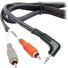 Hosa CMR-203R Mini to RCA Breakout Cable (Angled) 3ft