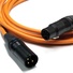 Canare L-4E6S Star Quad XLRM to XLRF Microphone Cable - 3m (Orange)