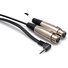 Hosa CYX-402F 3.5mm to XLR Y-Cable (2ft)