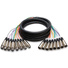 Hosa XLR805 8-Channel Male 3-Pin XLR to Female 3-Pin XLR Snake Cable - 16.5' (5 m)