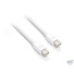 DYNAMIX Mini DisplayPort Male to Mini DisplayPort Male Cable (White, 1 m)