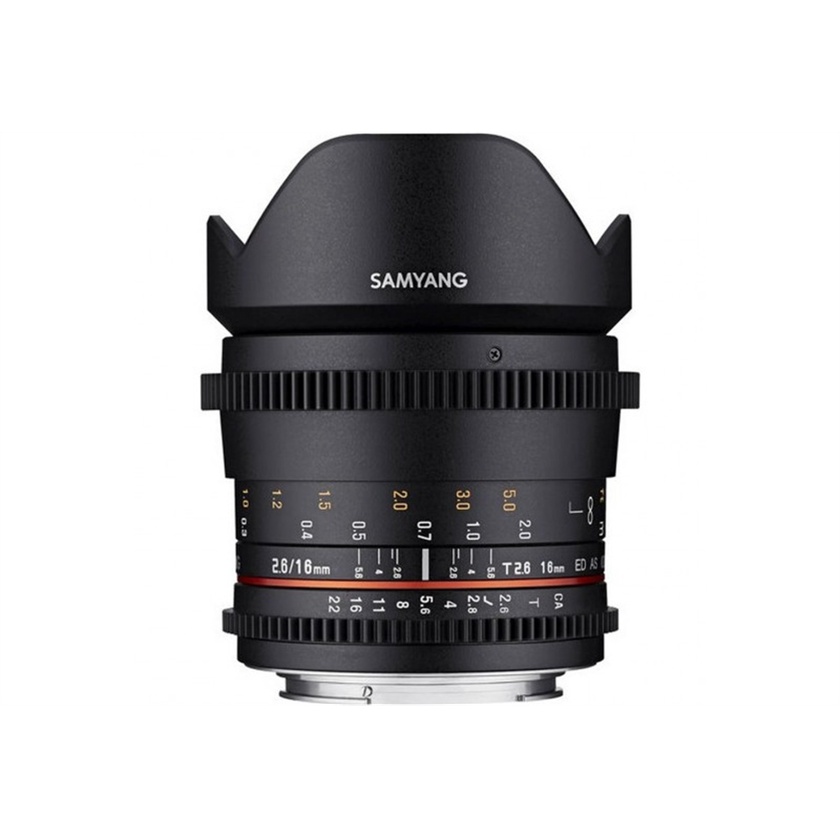 Samyang 16mm T2.6 VDSLR ED AS UMC Lens for Nikon