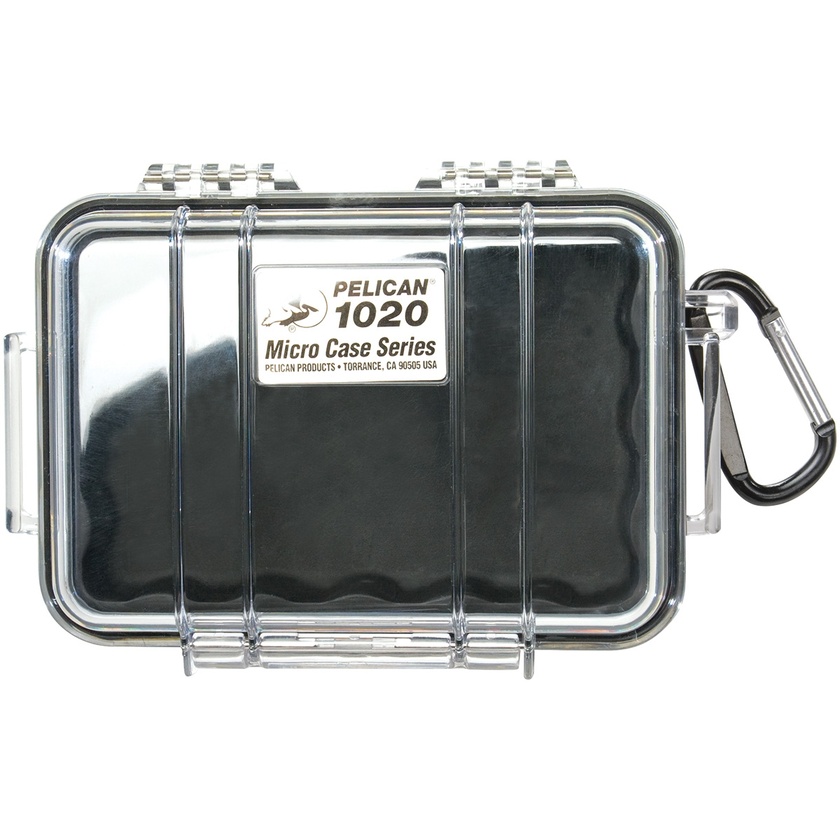 Pelican 1020 Micro Case (Black/Clear)