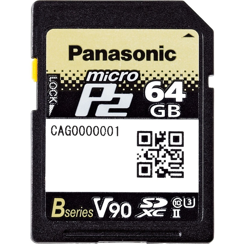 Panasonic 64GB microP2 UHS-II Memory Card