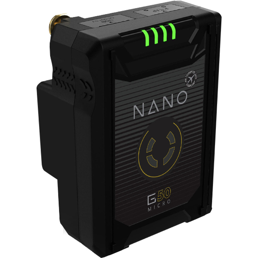 Core SWX NANO Micro 50 Lithium Ion Battery (Gold Mount)