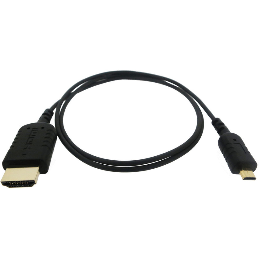 Hyper HyperThin Micro HDMI to HDMI Cable - 2.6' (Black)