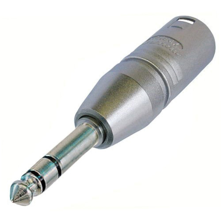 Neutrik NA3MP 3-Pole XLR Male to Stereo 1/4" Locking Plug Adapter