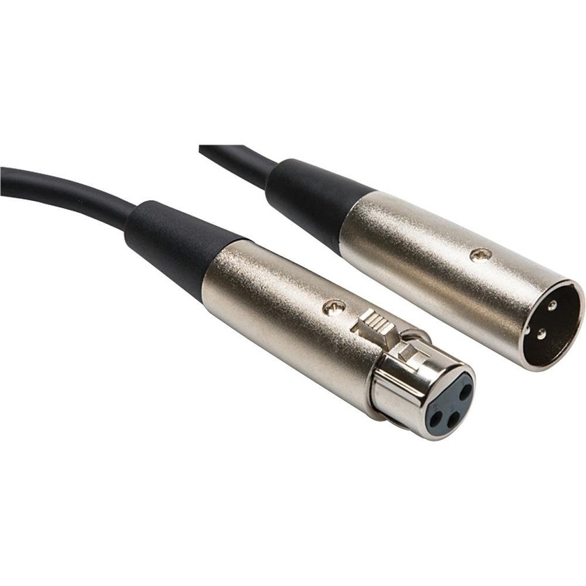 Hosa XLR-105 3-Pin XLR Male to XLR Female Balanced Interconnect Cable - 5'