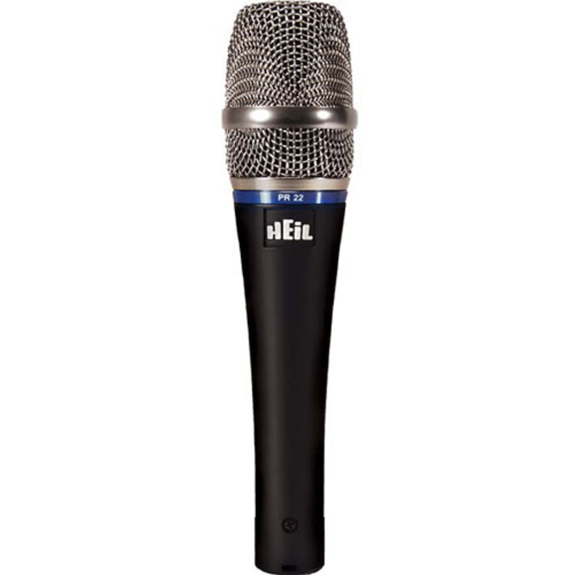 Heil Sound PR 22 SUT Handheld Cardioid Dynamic Microphone wit On/Off Switch (S Steel Grille)