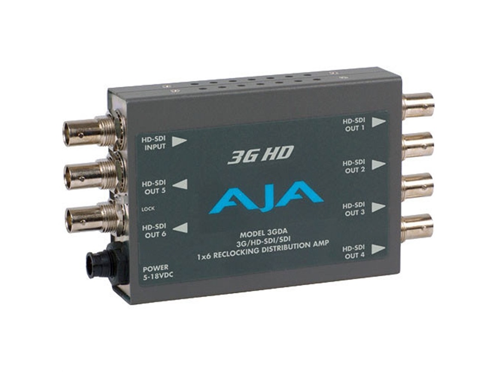 AJA 3GDA Reclocking Distribution Amplifier