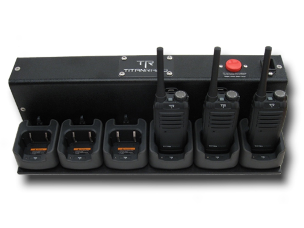 Titan Radio TR46MUC Six Unit Rapid Rate Charger for TR400