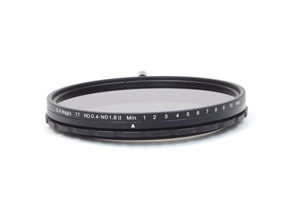 SLR Magic 77mm Self-Locking Variable Neutral Density 0.4 to 1.8 Filter (1.3 to 6 Stops)