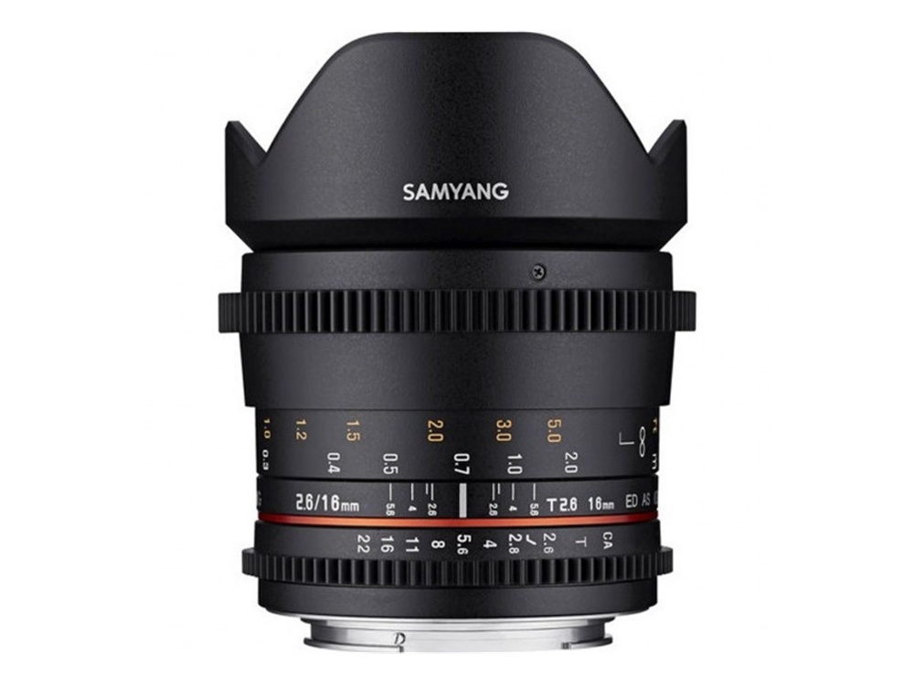 Samyang 16MM T2.6 VDSLR ED AS UMC Lens for Canon