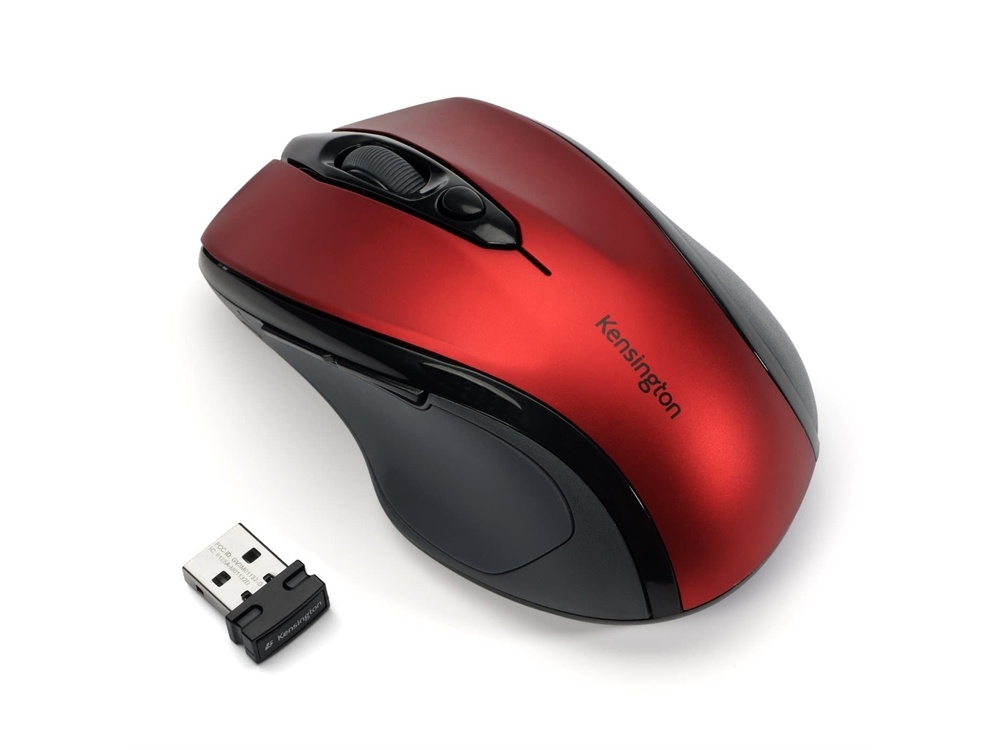 Kensington Pro Fit Wireless Mid-Size Mouse (Red)
