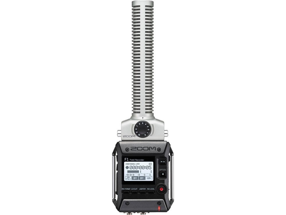 Zoom F1 Field Recorder with Shotgun Microphone