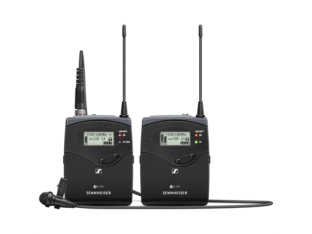 Sennheiser EW 112P G4 Camera-Mount Wireless Mic System with ME 2-II Lavalier Mic (B Band)