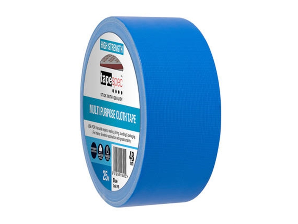 Tapespec 0118 Multi Purpose Cloth Tape 48mm (Blue)