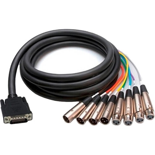 Pro Tools MTRX AES LFHsub to 2X DB25 Breakout Cable
