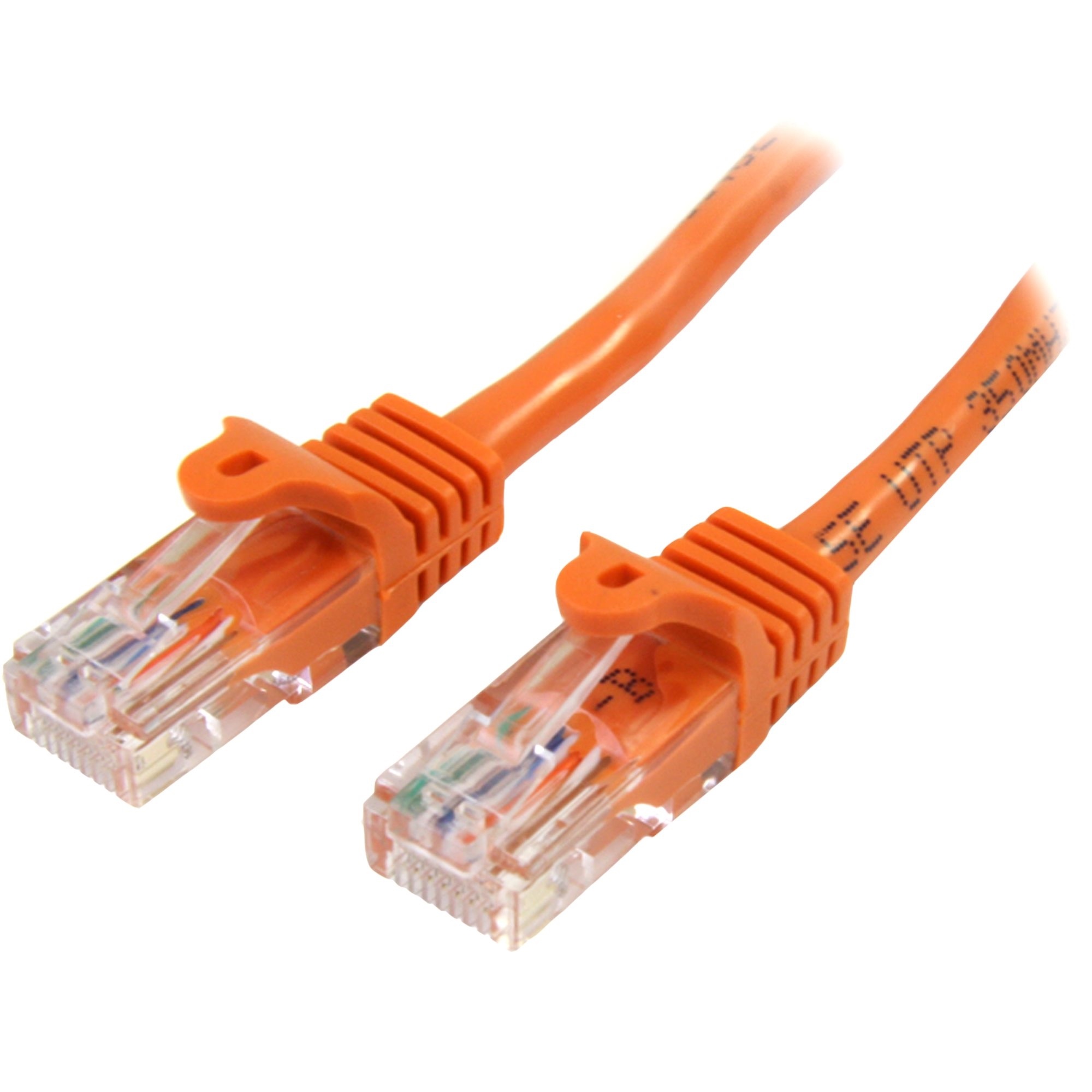 StarTech Snagless UTP Cat5e Patch Cable (Orange, 2m)