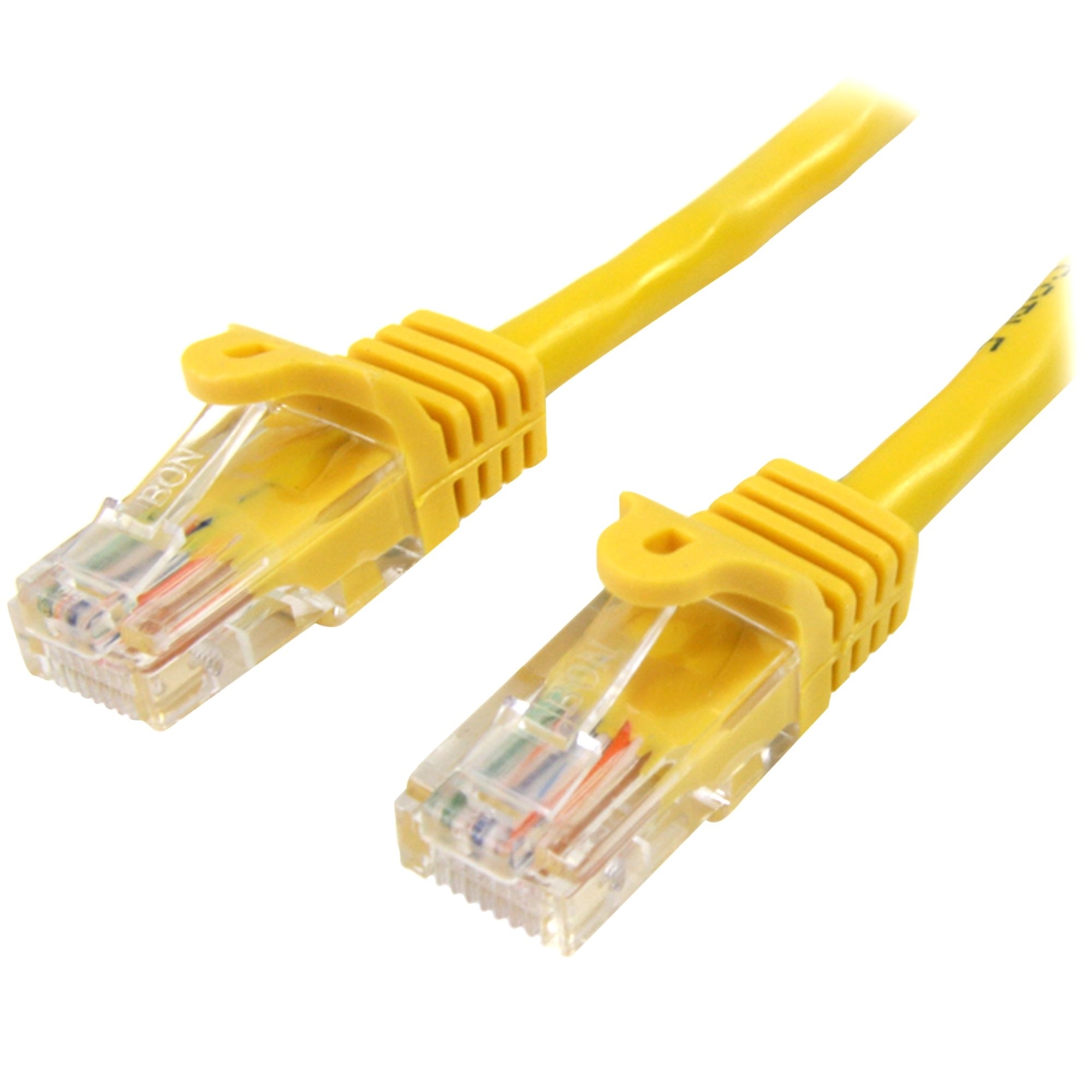 StarTech Snagless UTP Cat5e Patch Cable (Yellow, 2m)