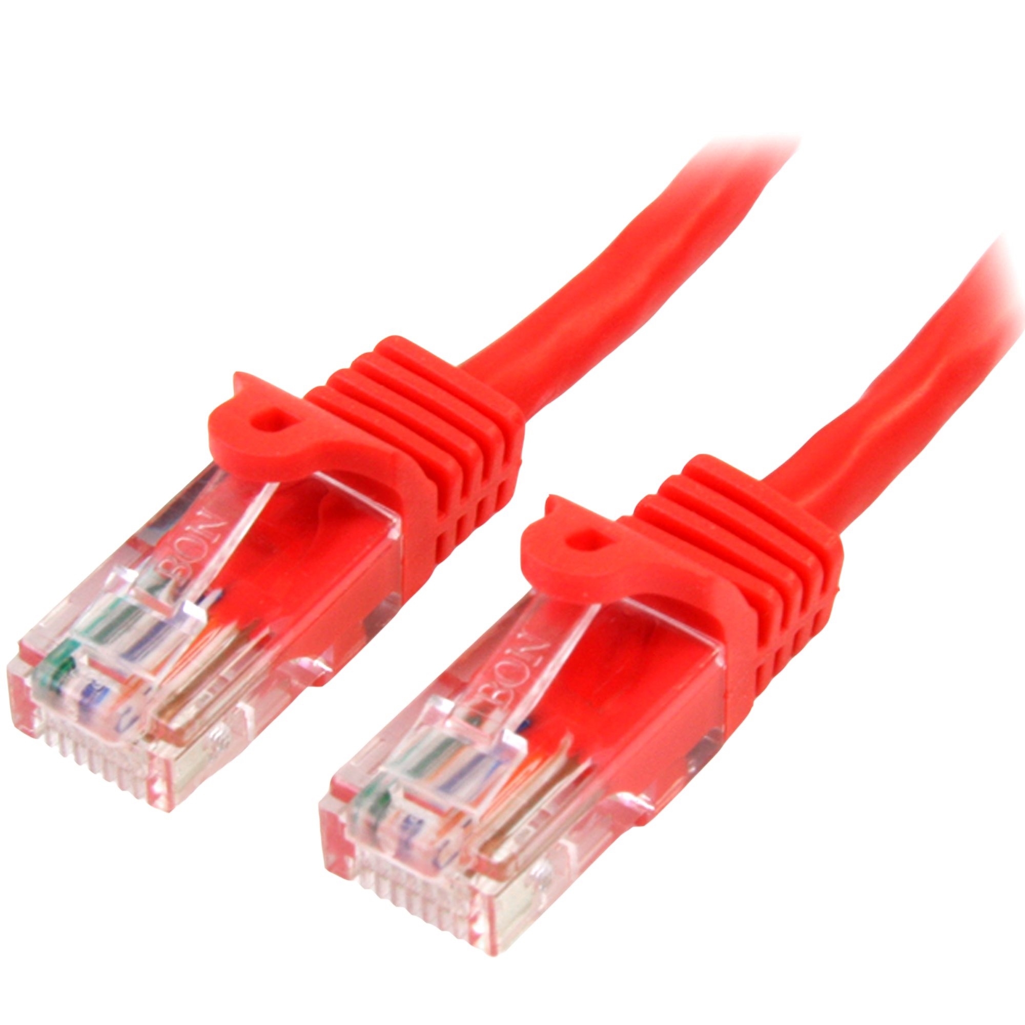 StarTech Snagless UTP Cat5e Patch Cable (Red, 1m)