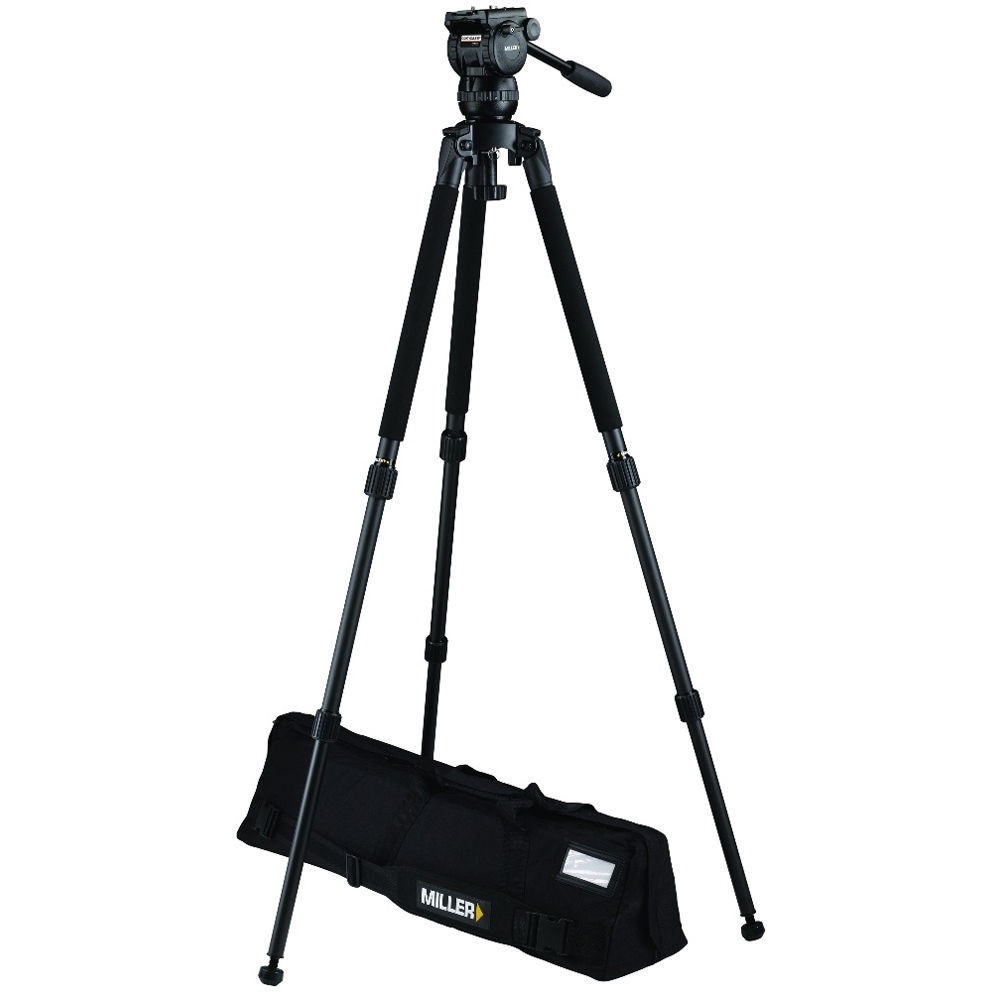 Miller CX2 Fluid Head with Solo 75 2-Stage Alloy Tripod System
