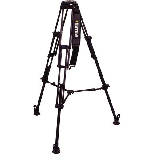 Miller Toggle 420A Toggle 2-St Alloy Tripod with Above Ground Spreader (508) and Rubber Feet (550)