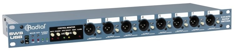 Radial Engineering SW8-USB Interface and Auto-Switcher