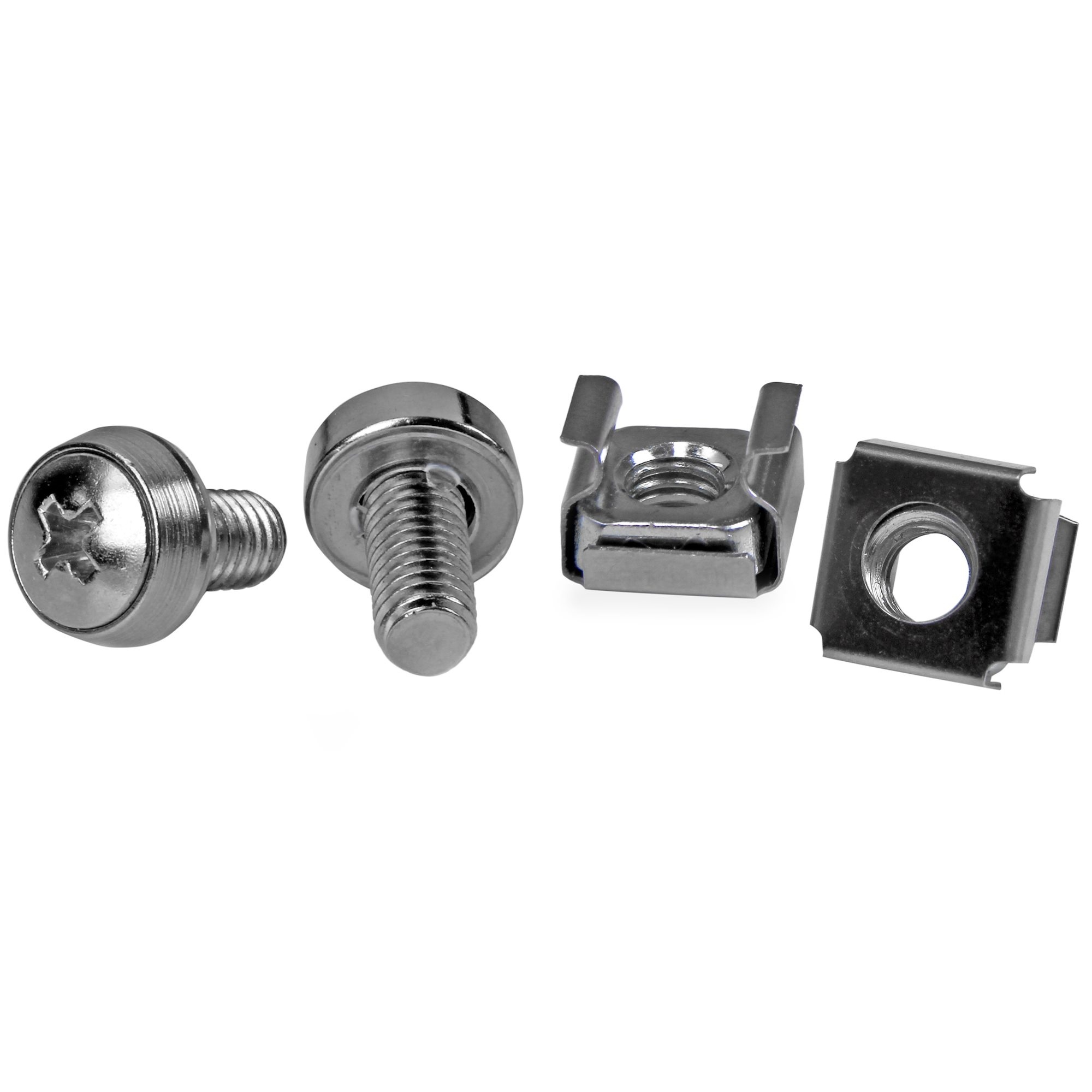 StarTech M6 Mounting Screws and Cage Nuts (50 Pack)