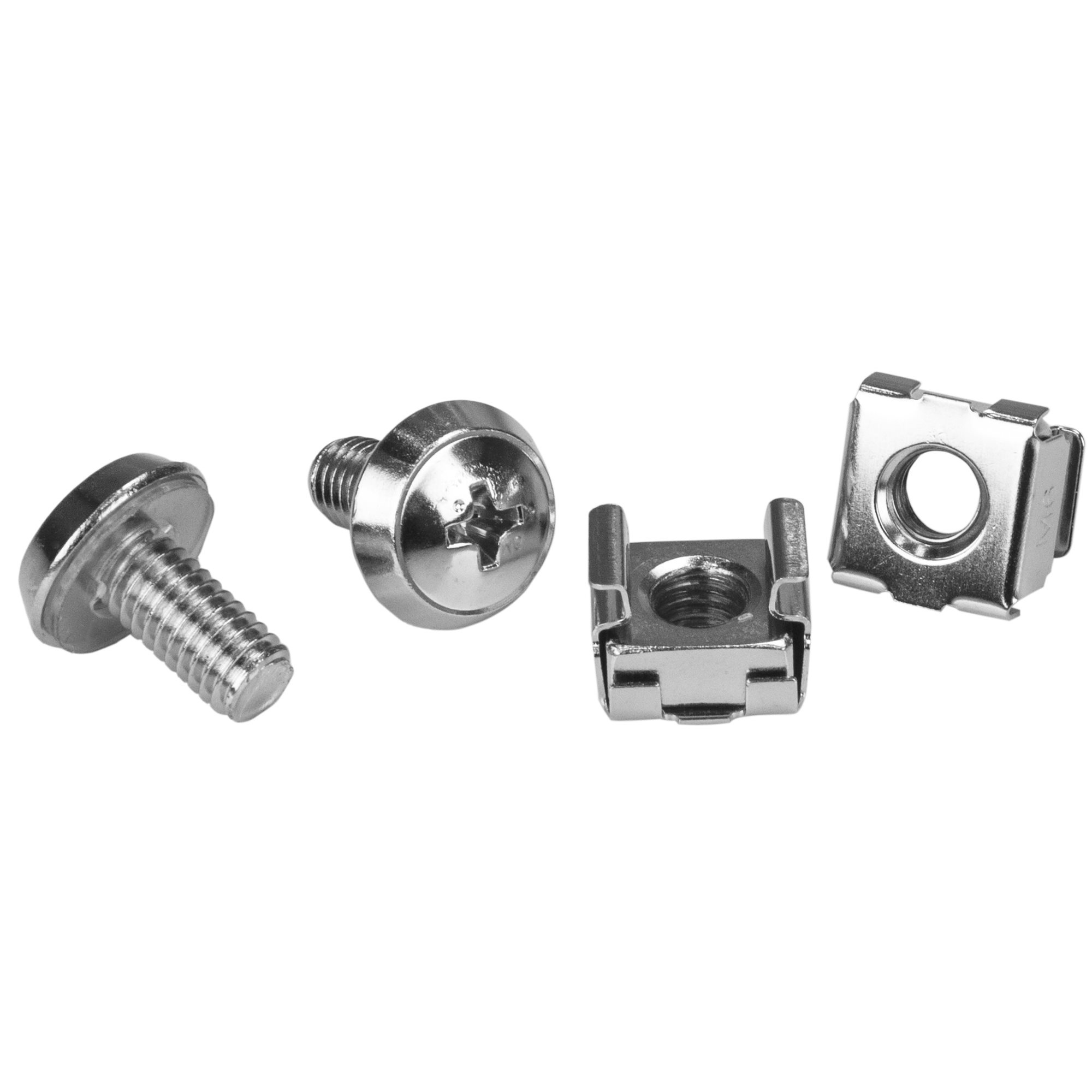 StarTech M6 Mounting Screws and Cage Nuts (100 Pack)