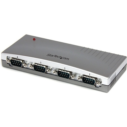 StarTech 4-Port USB to RS-232 Serial DB-9 Adapter Hub