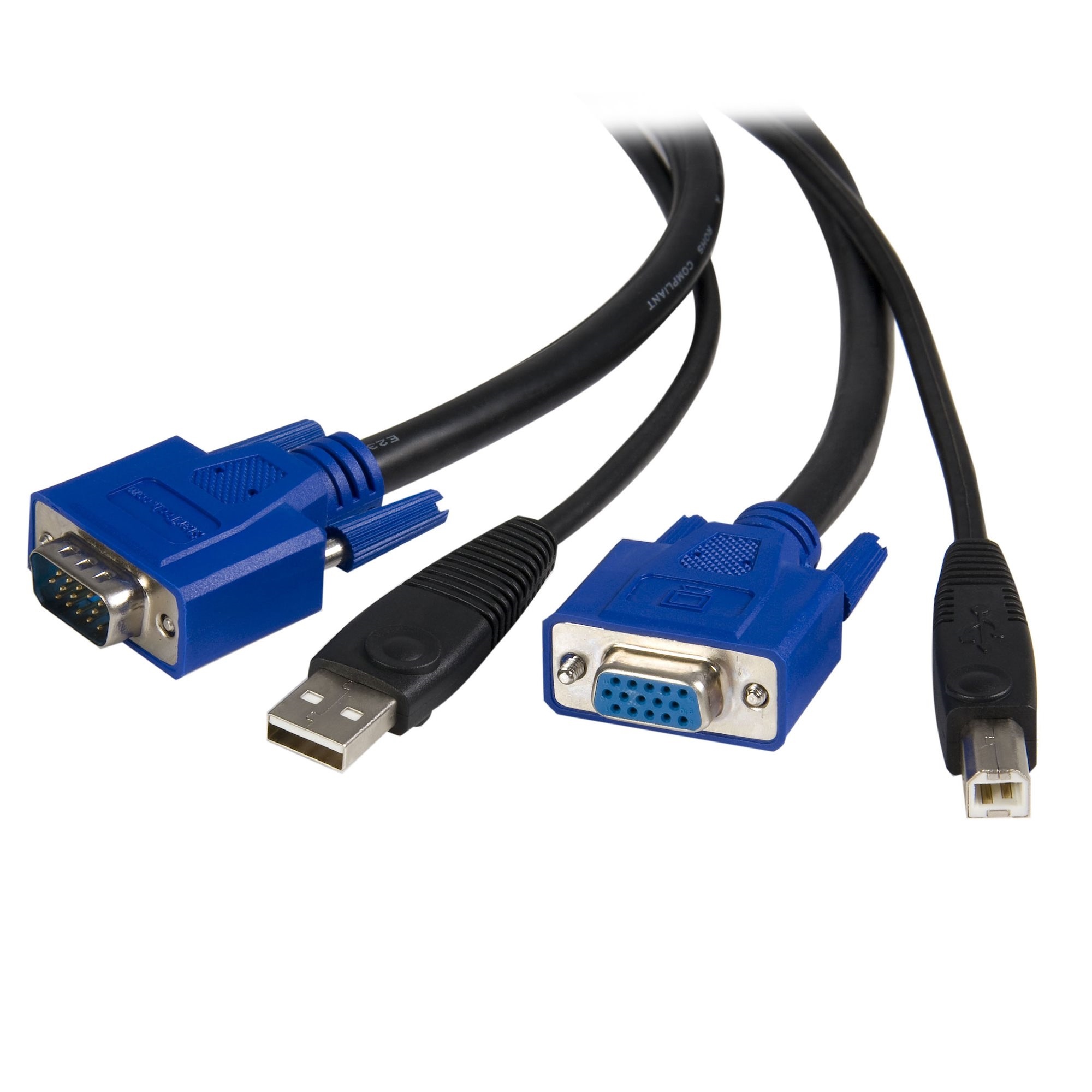 StarTech 2-in-1 Universal USB KVM Cable (3m)