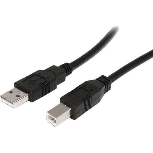 StarTech USB 2.0 Type-A Male to Type-B Male Active Cable (Black, 9.1m)