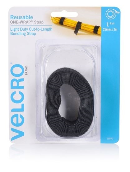 VELCRO Reusable ONE-WRAP Cut-to-Length Strap (25mm x 2m)