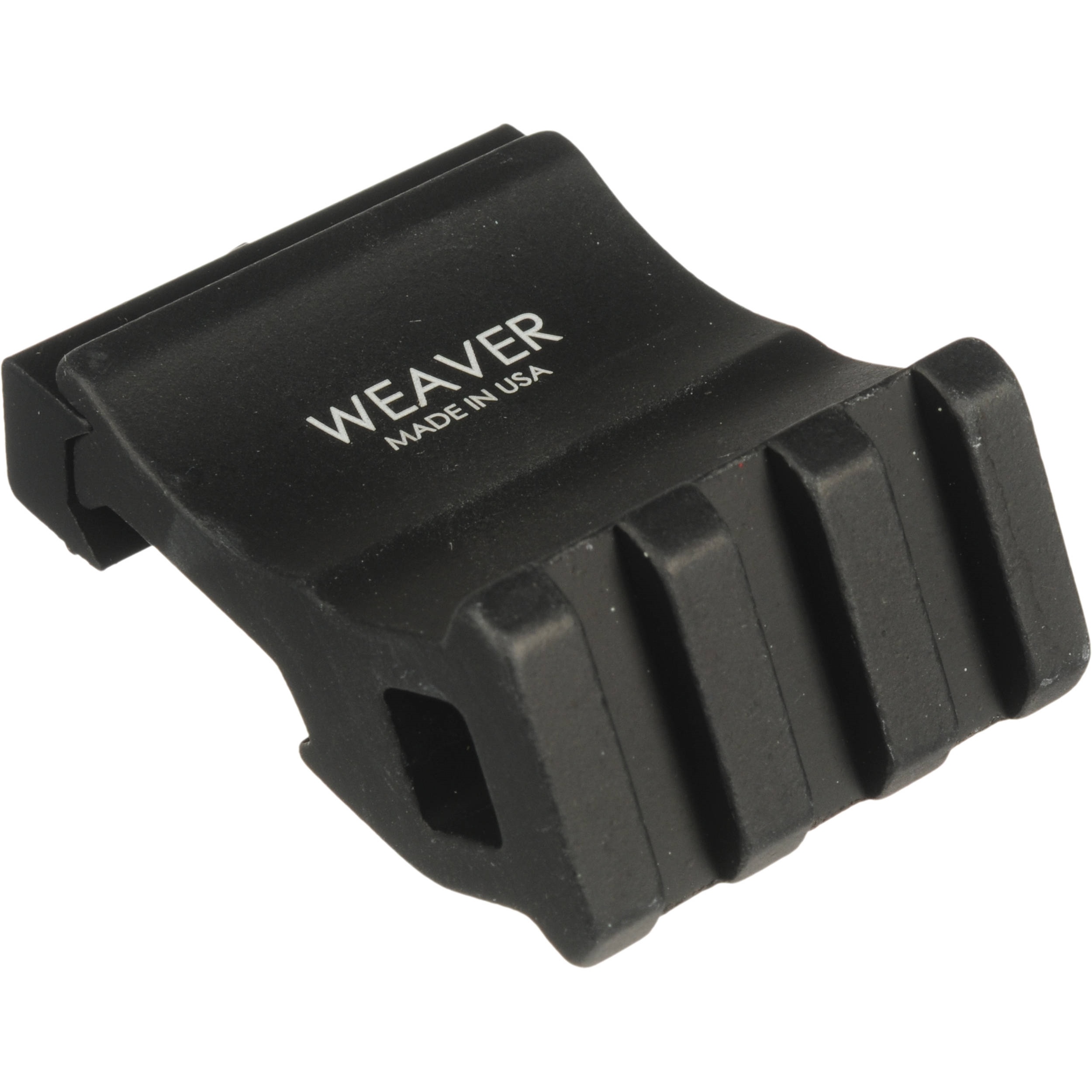 Weaver Offset Rail Adapter (Matte Black)