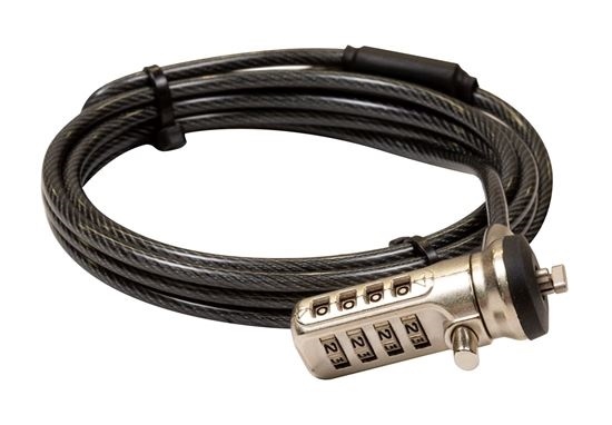 DYNAMIX Locking Security Cable for use with Kensington Security Slot (2m)