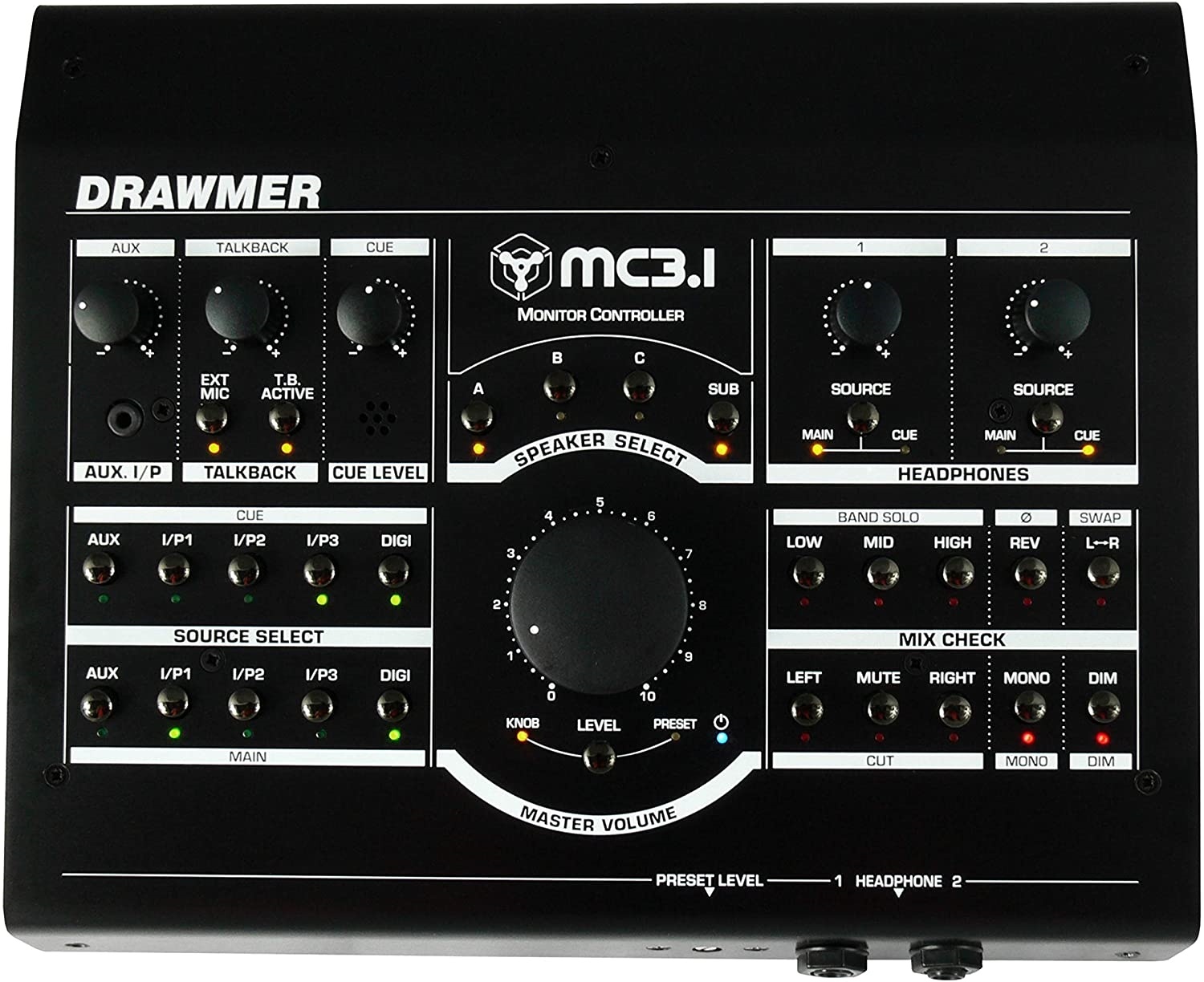 Drawmer MC3.1 Expanded Desktop Monitor Controller