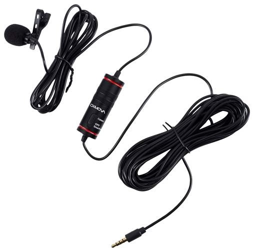 CKMOVA LCM3 Lavalier Microphone with 3.5mm TRRS & 3.5mm to 6.35mm Adapter (4.2m Cable)