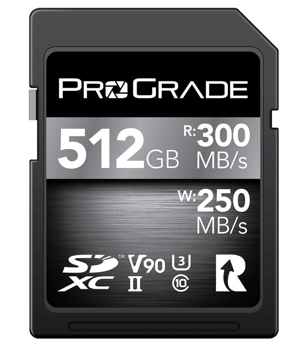 ProGrade Digital SDXC UHS-II V90 Memory Card (512GB)