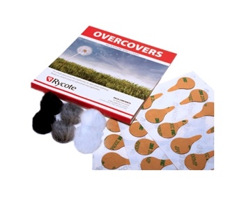 Rycote Overcovers (Black, Gray, and White, 6-Pack, 30 Stickies)