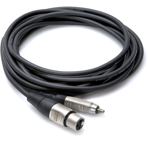Hosa HXR-010 Pro XLR to RCA Cable 10ft