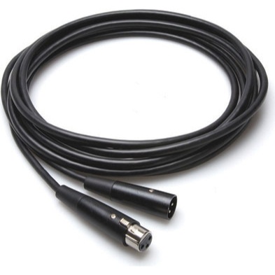 Hosa MBL-125 Microphone Cable 25ft ( Black )