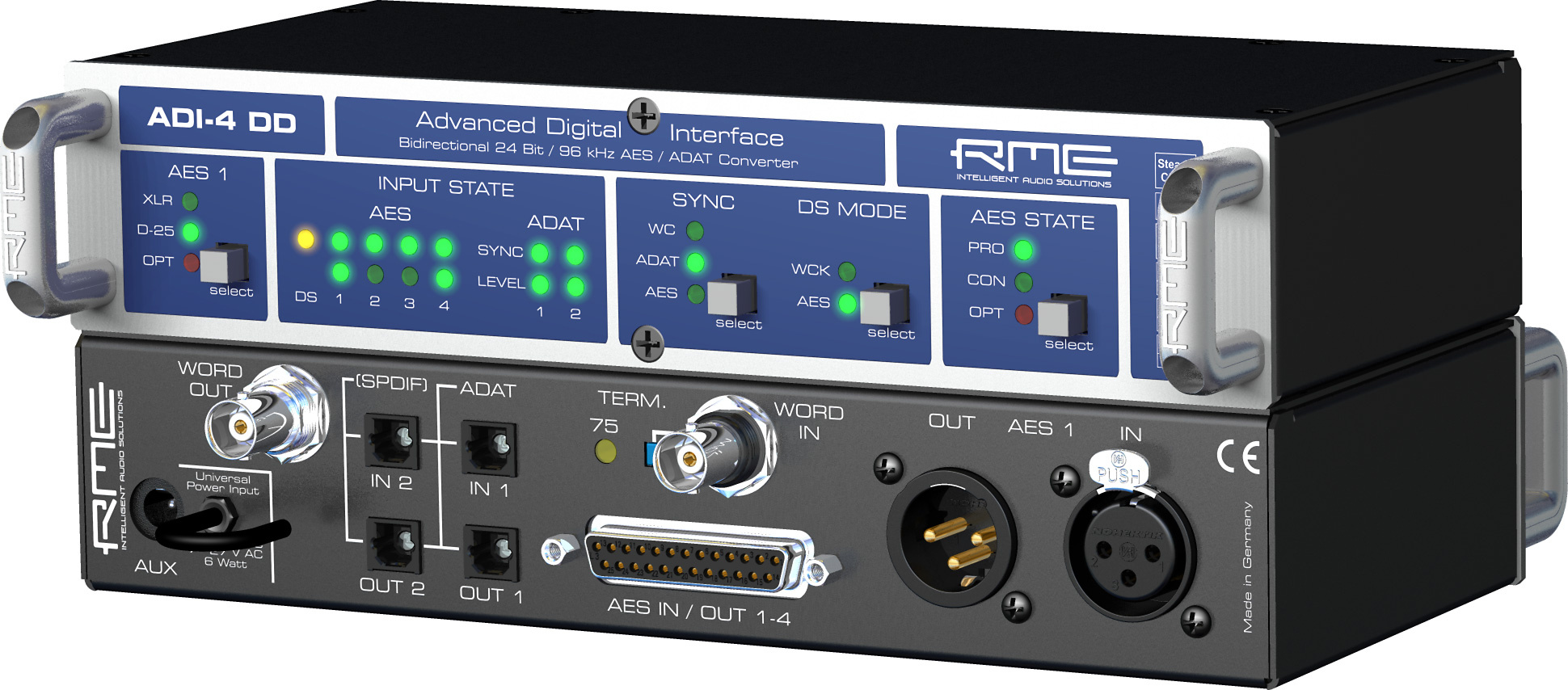 RME ADI-4 DD - 8 Channel, 24 Bit/96kHz Digital Interface and Dual Format Converter