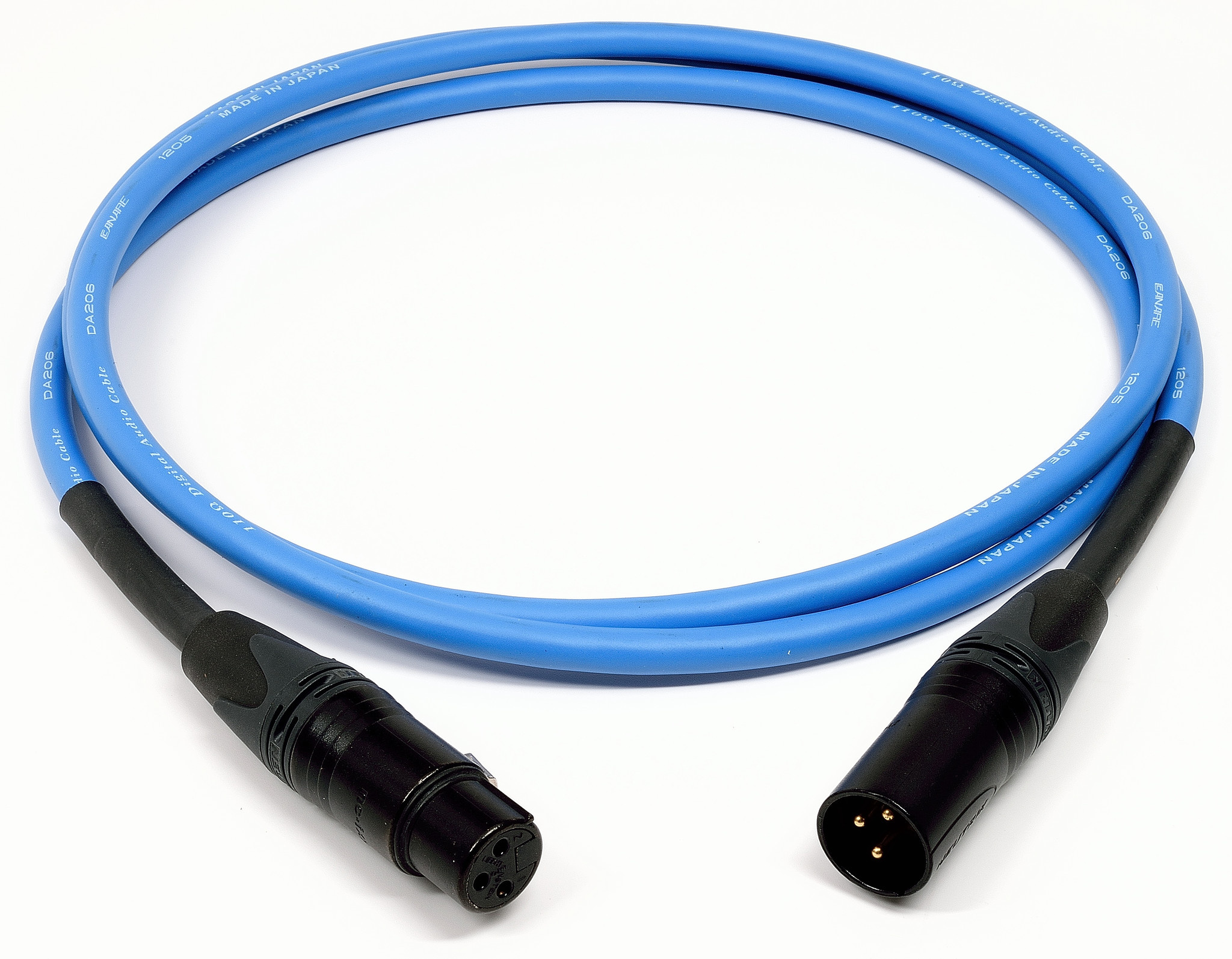 Canare 25' L-4E6S Star Quad XLRM to XLRF Microphone Cable (Blue)