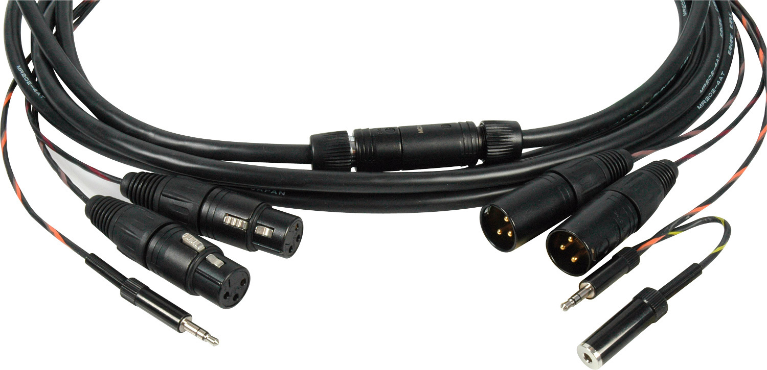 Canare Breakaway Cable for Portable Mixers with Monitor Output 15'
