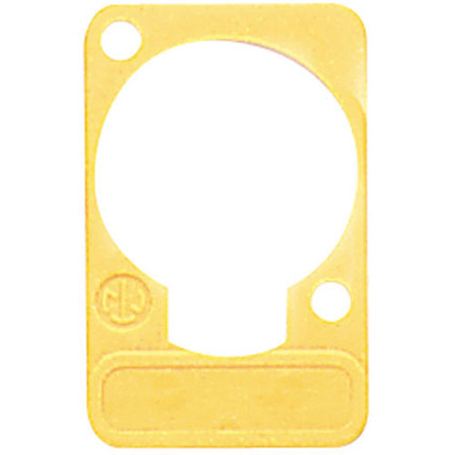 Neutrik DSS Lettering Plate (Yellow)