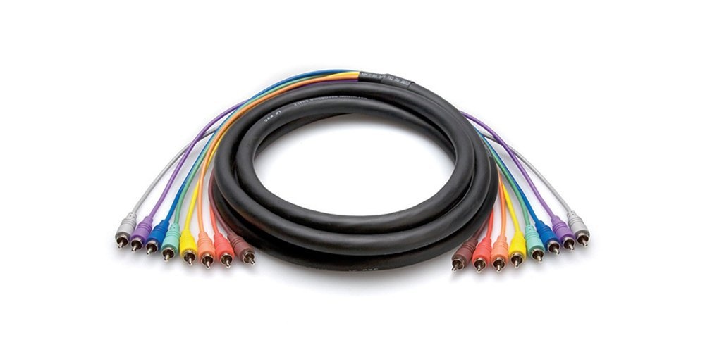Hosa CRA-802 RCA Snake Cable 2m
